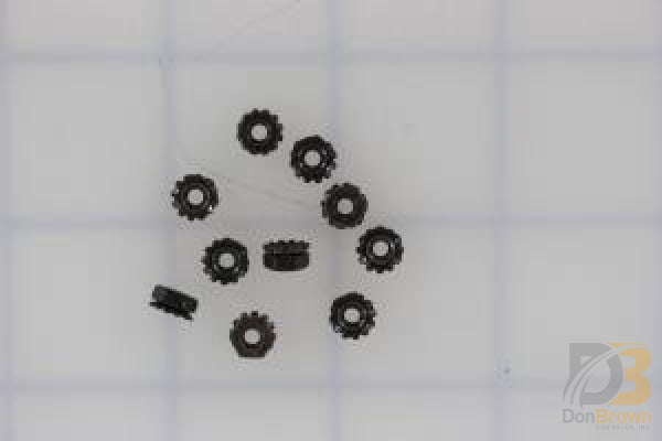 10 PK / NUT-#4-40 w/LOCKWASHER/AUTO-BK SHIPOUT 10 PACK 19537-10KS - Don Brown Bus Parts