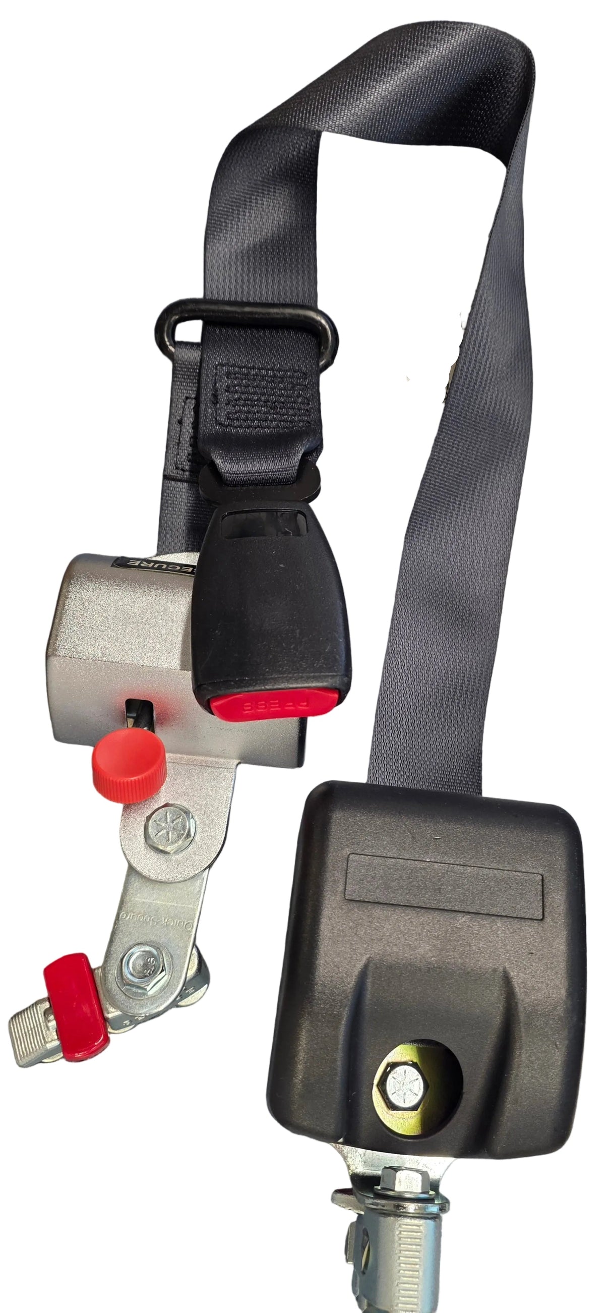 sc002, Retractor Wheelchair Occupant Securement System, Wheel chair seatbelt system