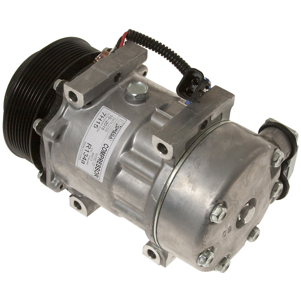 COMPRESSOR SD7H15SHD DIRECT MT 119mm PV8 12V 90DEG PAD 20-04077-AM