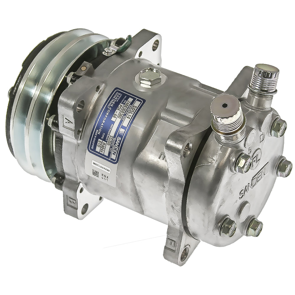 COMPRESSOR SD5L14 5355 2A GRV 24V 132mm VOR FL HEAD R404 20-05355