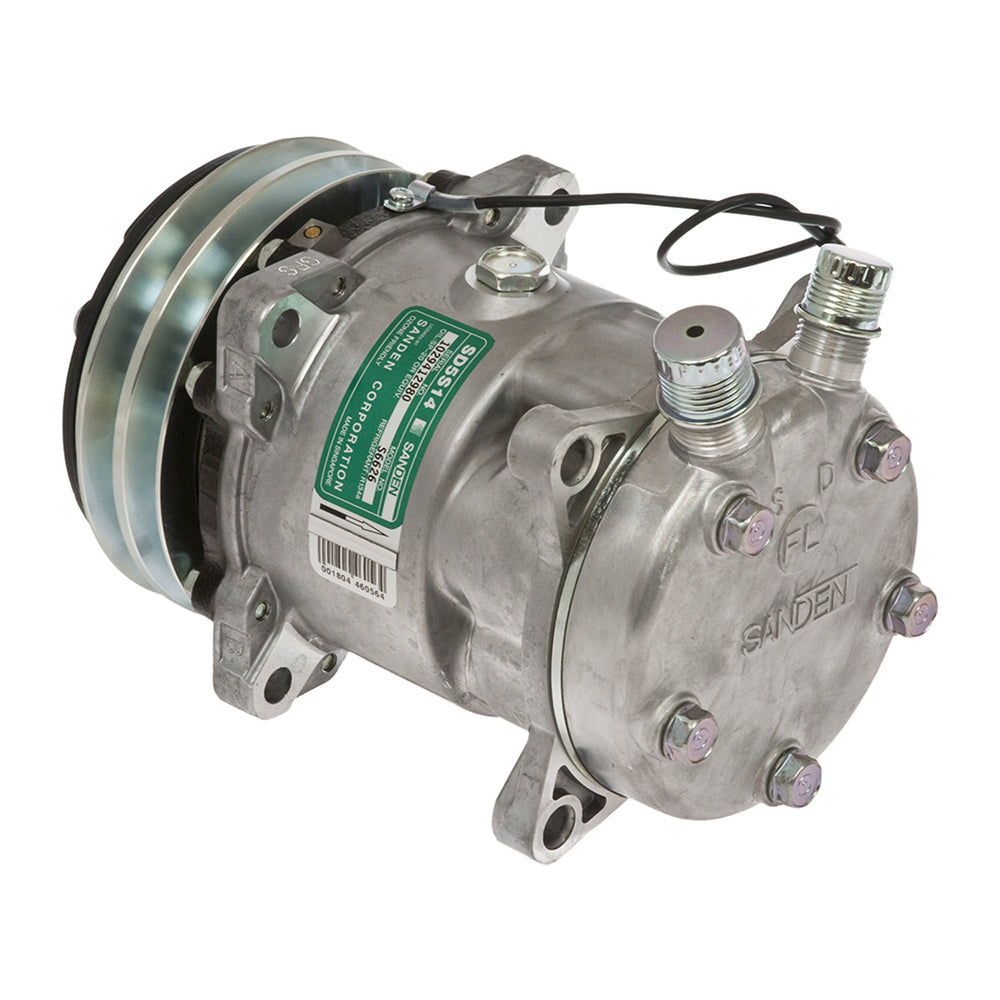 COMPRESSOR SD5S14 12V 2A GRV 132mm FL HEAD VOR 20-06626