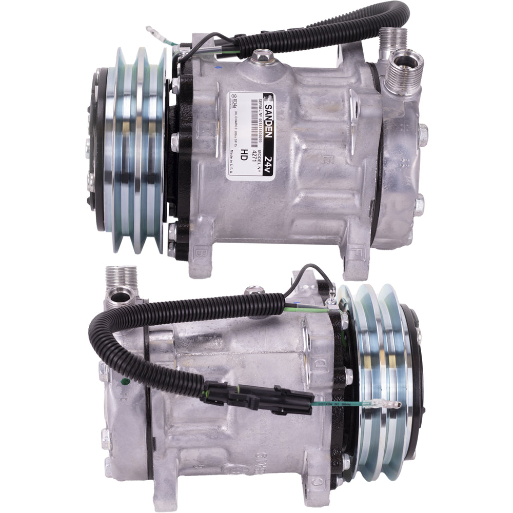 COMPRESSOR SD7H15 8126 2 GRV 132mm 24V JE HEAD 20-08126