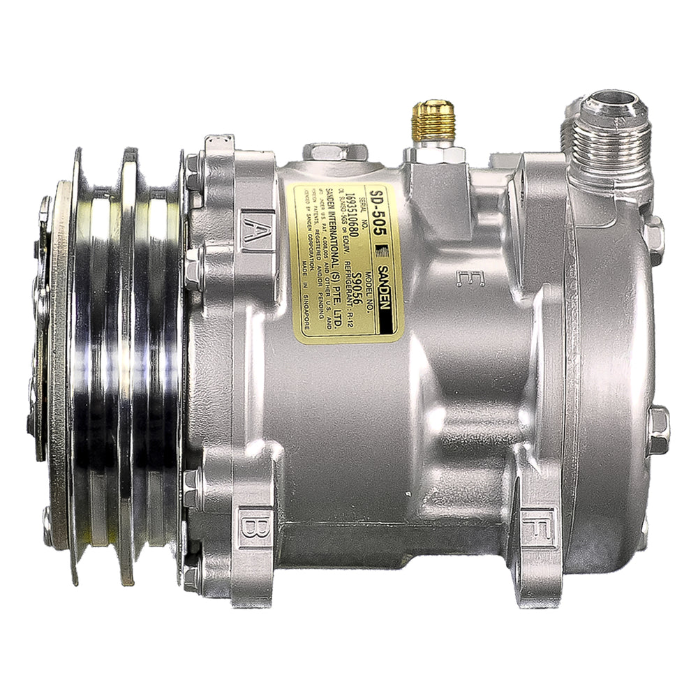 COMPRESSOR SD505 9056 VFL 125mm 2A 12V EAR E 20-10100-AM