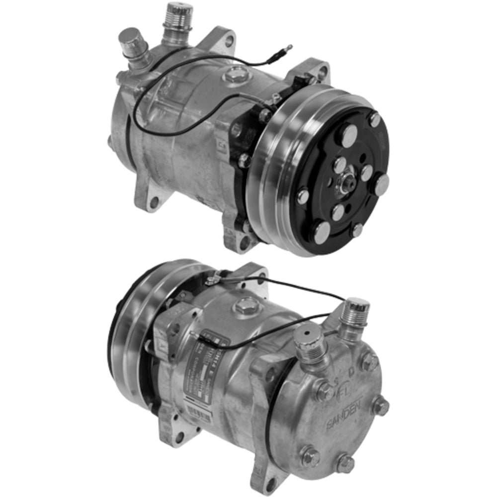 COMPRESSOR SD5H14 6664 VOR 132mm 2A 12V FL HEAD 20-10186