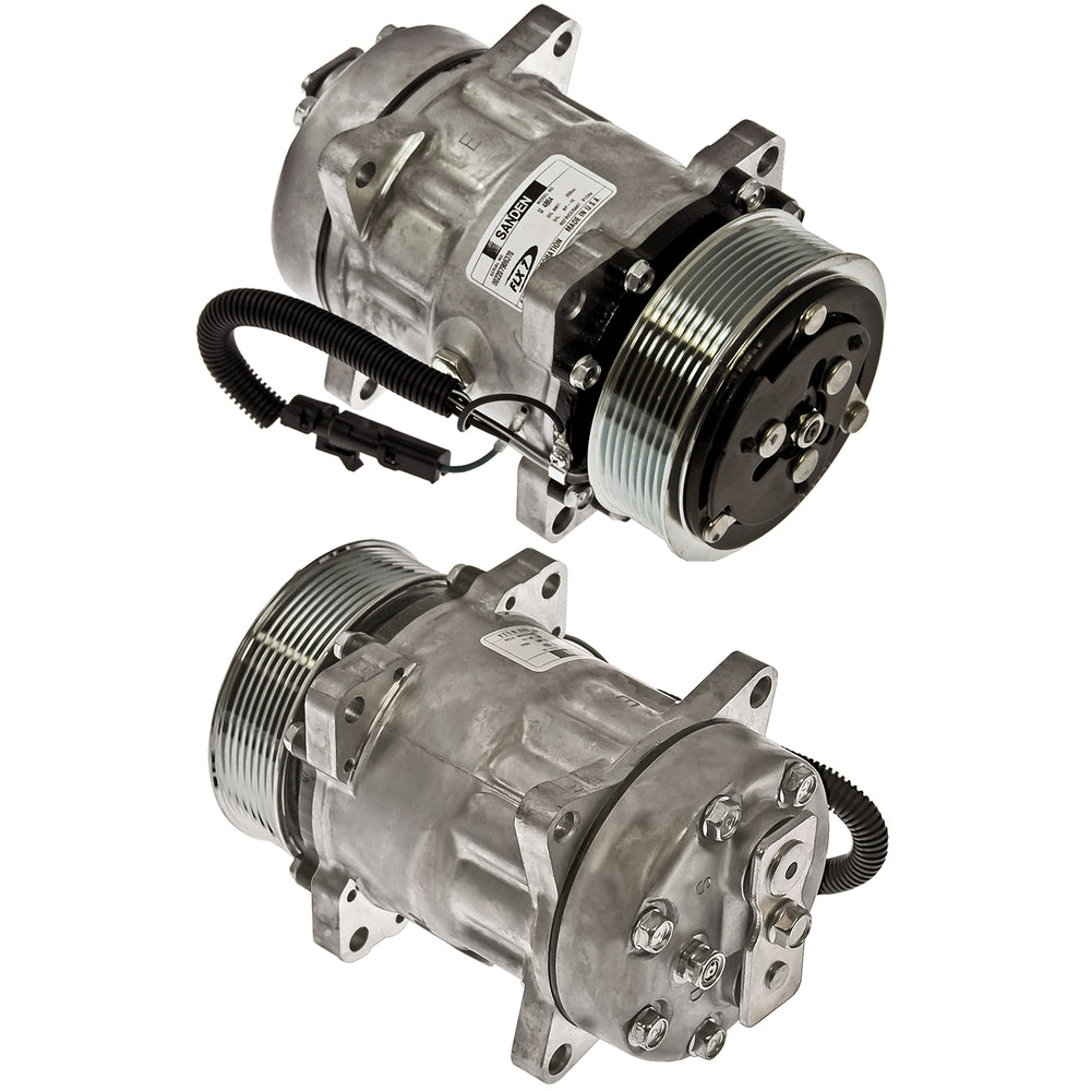 COMPRESSOR FLX7 4864 HPAD EAR MT 119mm PV8 12V GV HEAD 20-14864
