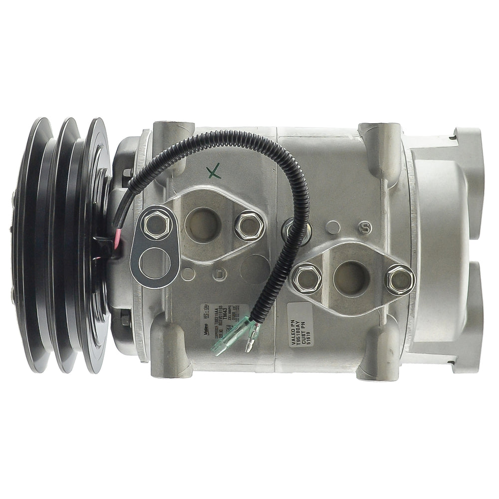 COMPRESSOR TM-43 2B 180mm 12V W/FITTINGS 20-43741