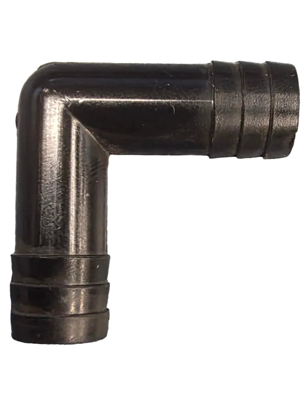 301-900, 90-degree barbed elbow hose fitting
