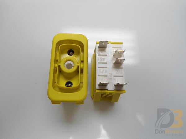 210521 Collins Switch Spst On-Off Yellow Bezl