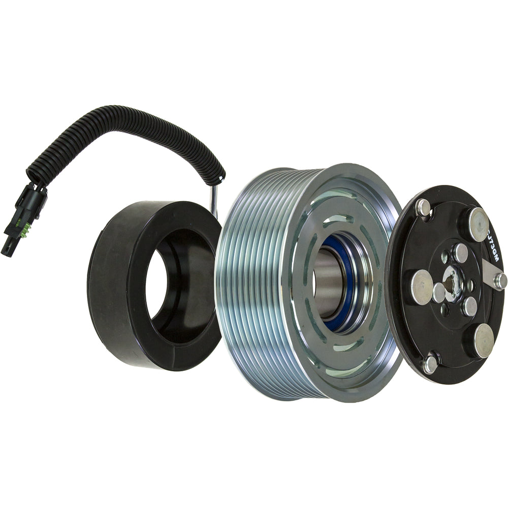 CLUTCH ASSEMBLY PV10 12V 119mm WITH DUST COVER 22-04405
