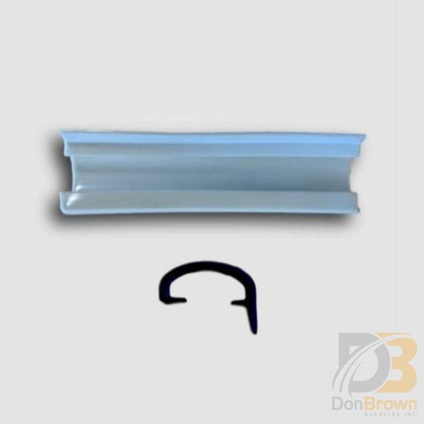 Vinyl Insert Base Trim Bright White 22041017 Per Foot Trim
