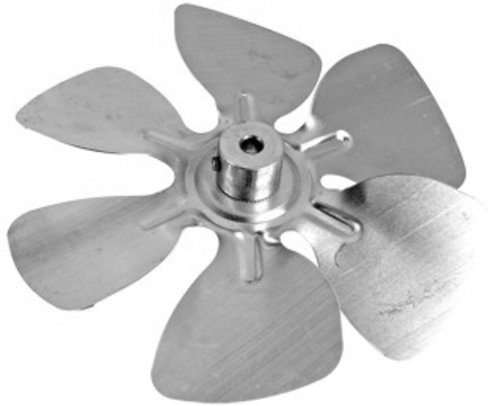 FAN BLADE 8in 5 BLADES ALUMINUM 25-10012