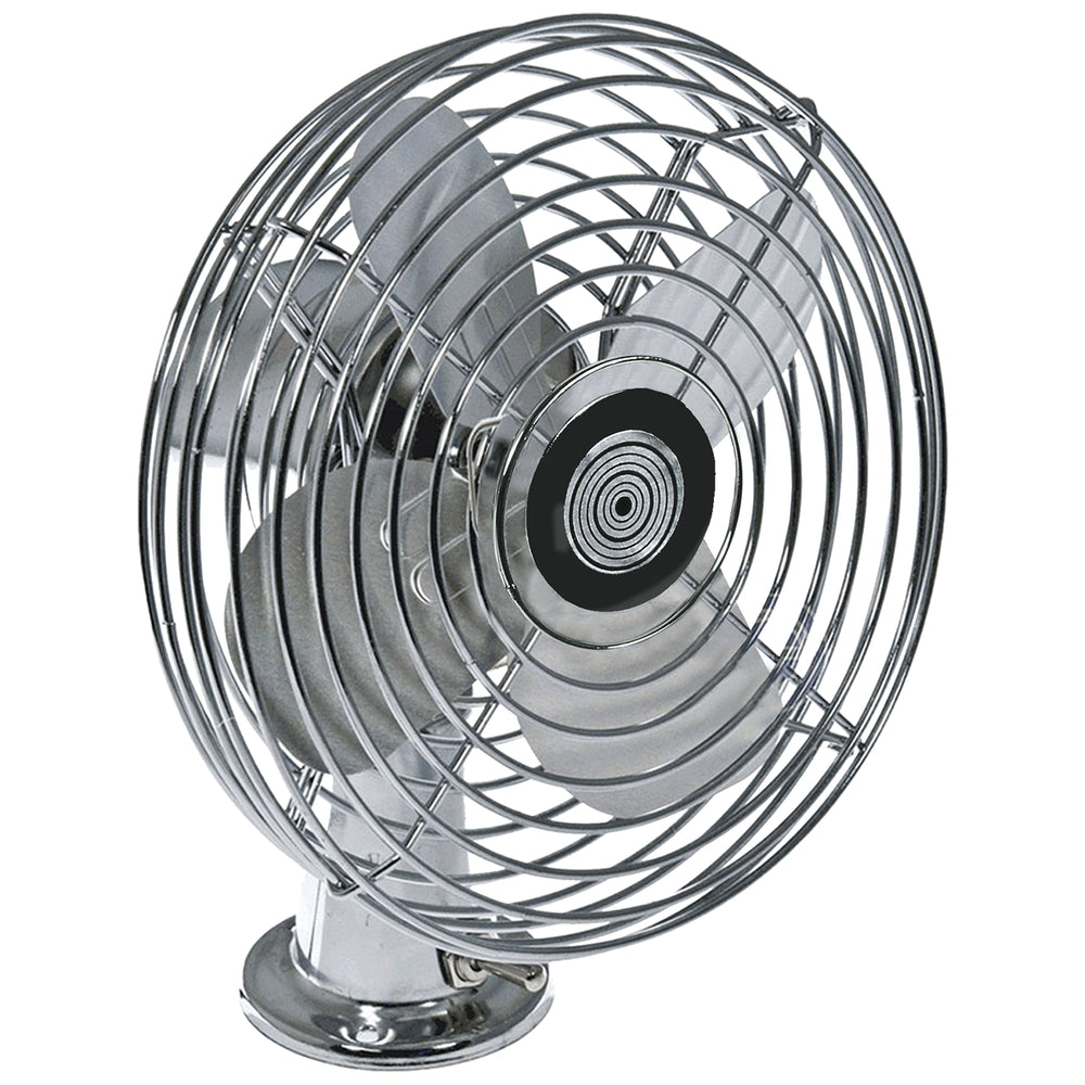 Dash Mounted 2 Speed Fan Chrome 12V 25-10030