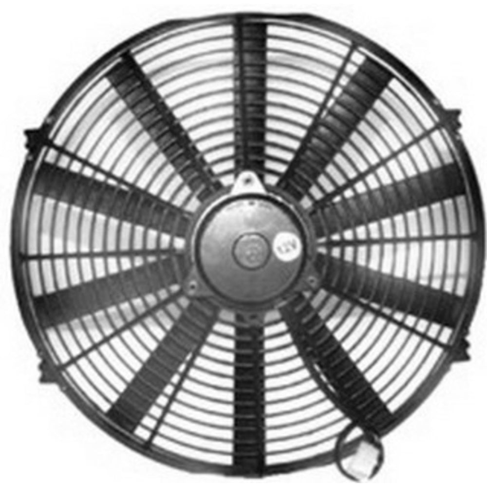 FAN ASSEMBLY 16in 12V HD PULLER 140W STRAIGHT 25-14807-HP