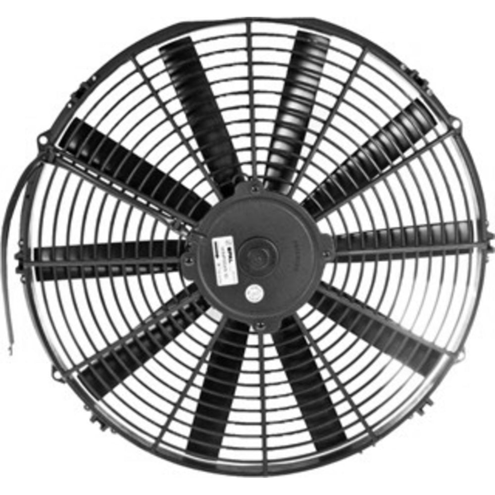 FAN ASSEMBLY 16in PUSHER STRAIGHT BLADE SPAL 12V 25-14901