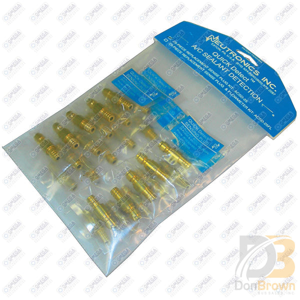 25 Pkg Testing Unit Plugs - Sealant Detector Mt1502 Air Conditioning