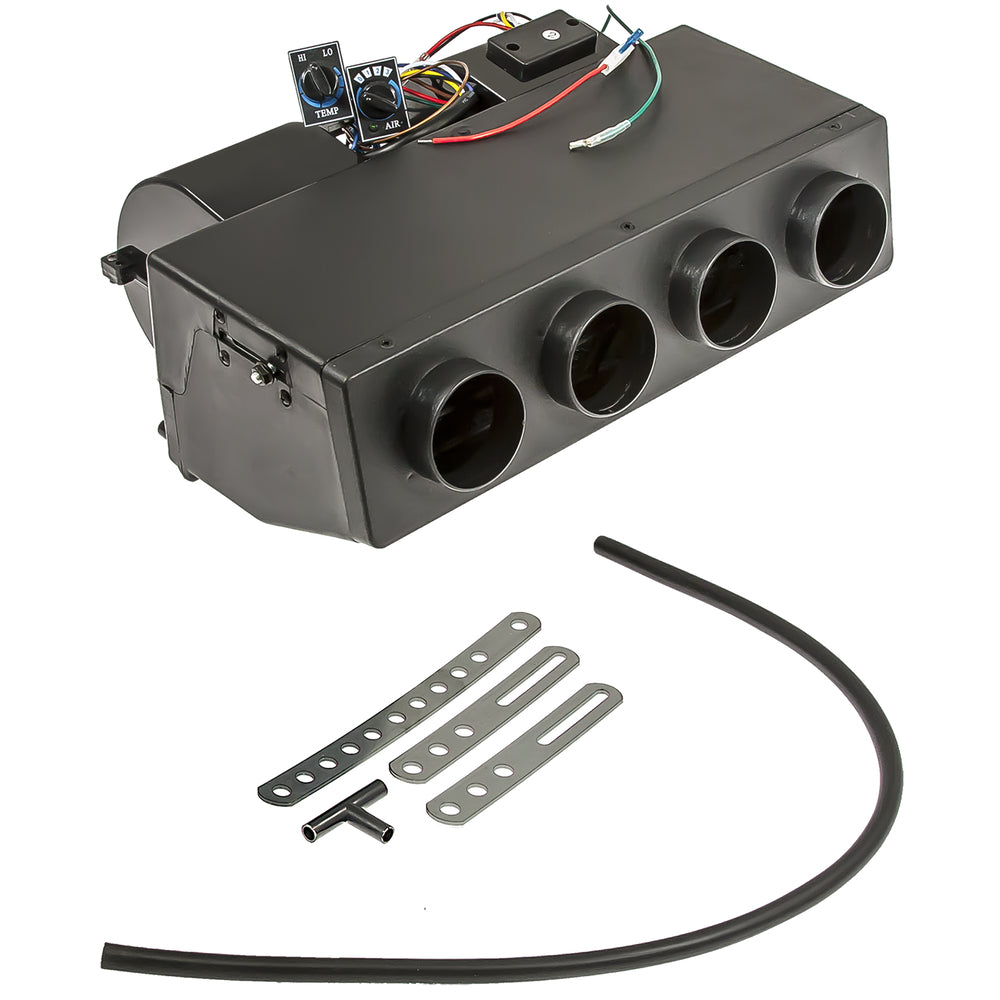 Evaporator with 4 Flex Hose Outlets 3 Spd 12V 27-50029-AM