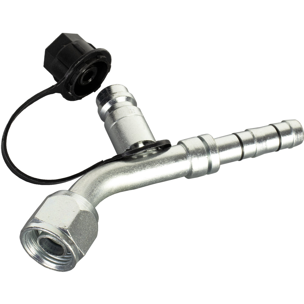 Ftg 45 DEG #8 for X #8 Ez-clip w/ Hs Port 35-50184-3