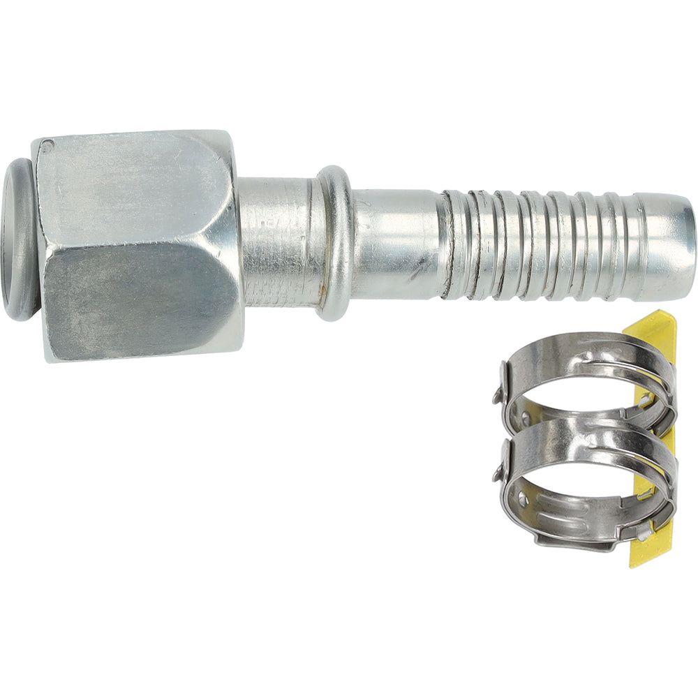 FITTING 90 STRT #10 F FLRx#10 AIROCRIMP W/CLAMP 35-AN1103C