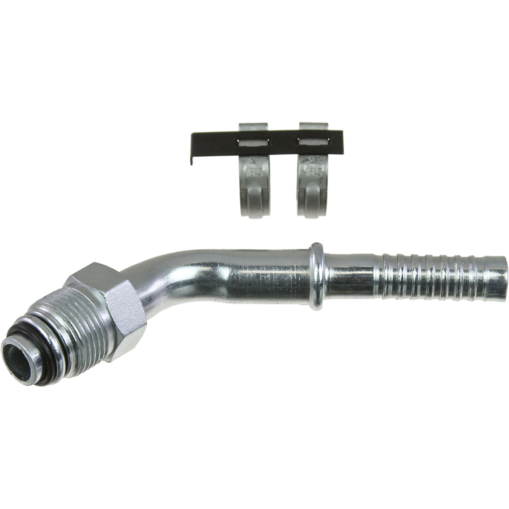 Ftg #8 Mor 45DEG Air-o-crimp W/clamp 35-AN1412C