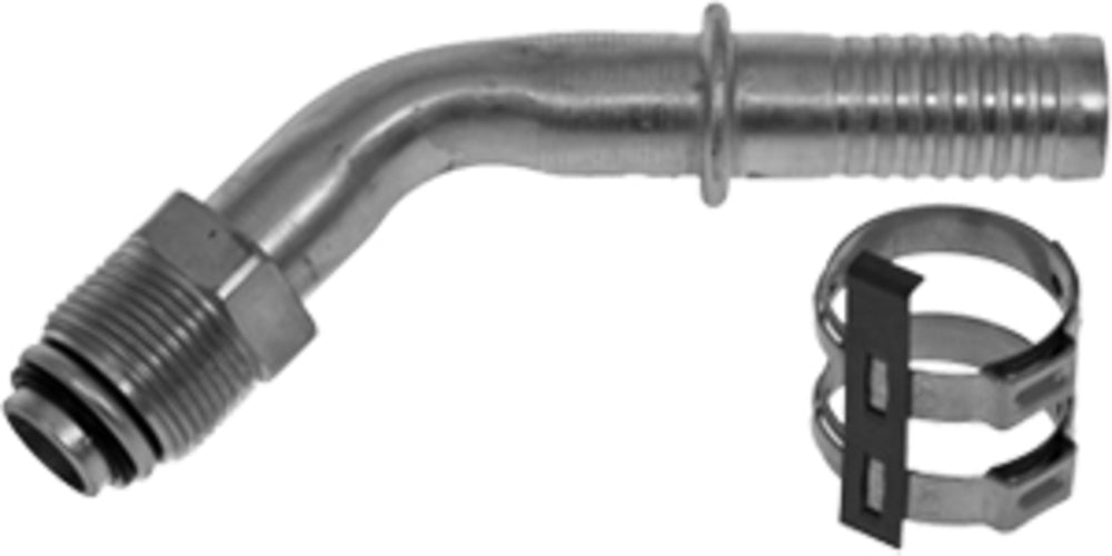 FTG 45DEG #10MOR x #12 AIR-O-CRIMP W/CLAMP 35-AN1417C