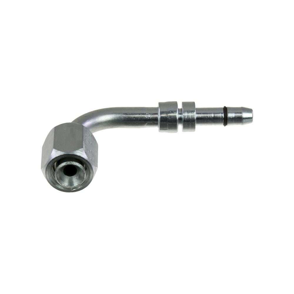 FTG 90 DEG 7/16-20 FF JIC 37 DEG x #4 EZ CLIP 35-EZ1109