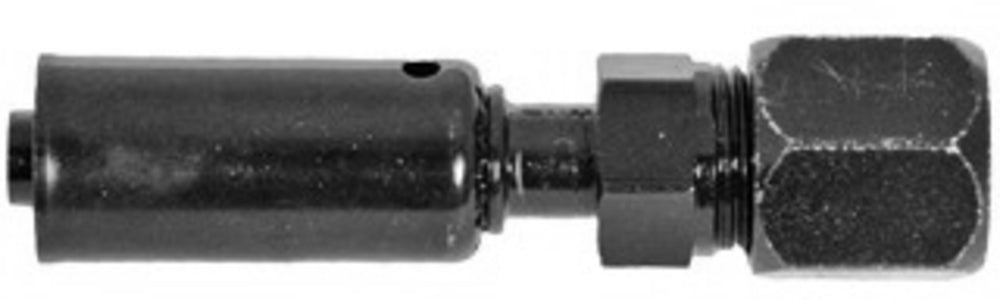 FTG COMPRESSOR STRT 3/8in TUBE x #6 BL RB STL 35-R2901-STL