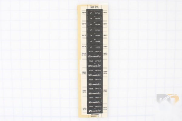 38290-1 Decal Sheet Hand Pendant