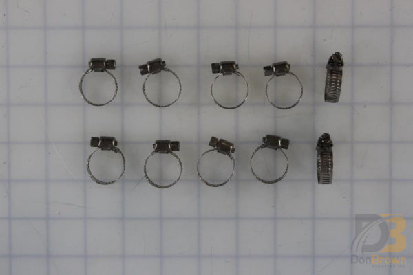 84325-10Ks 10 Pk / Clamp-5/8Od Hose Worm Drive Kit Shipout Wheelchair Parts