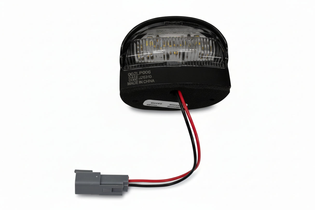100LP0004 HLE License Plate Light W/ Plug - Don Brown Bus Parts