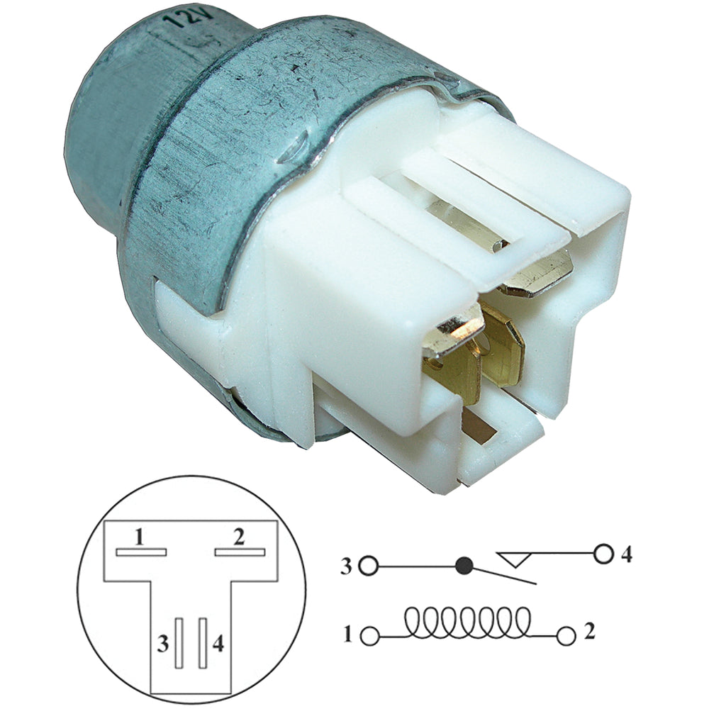 A/C Control Radiator Fan Relay MT0220