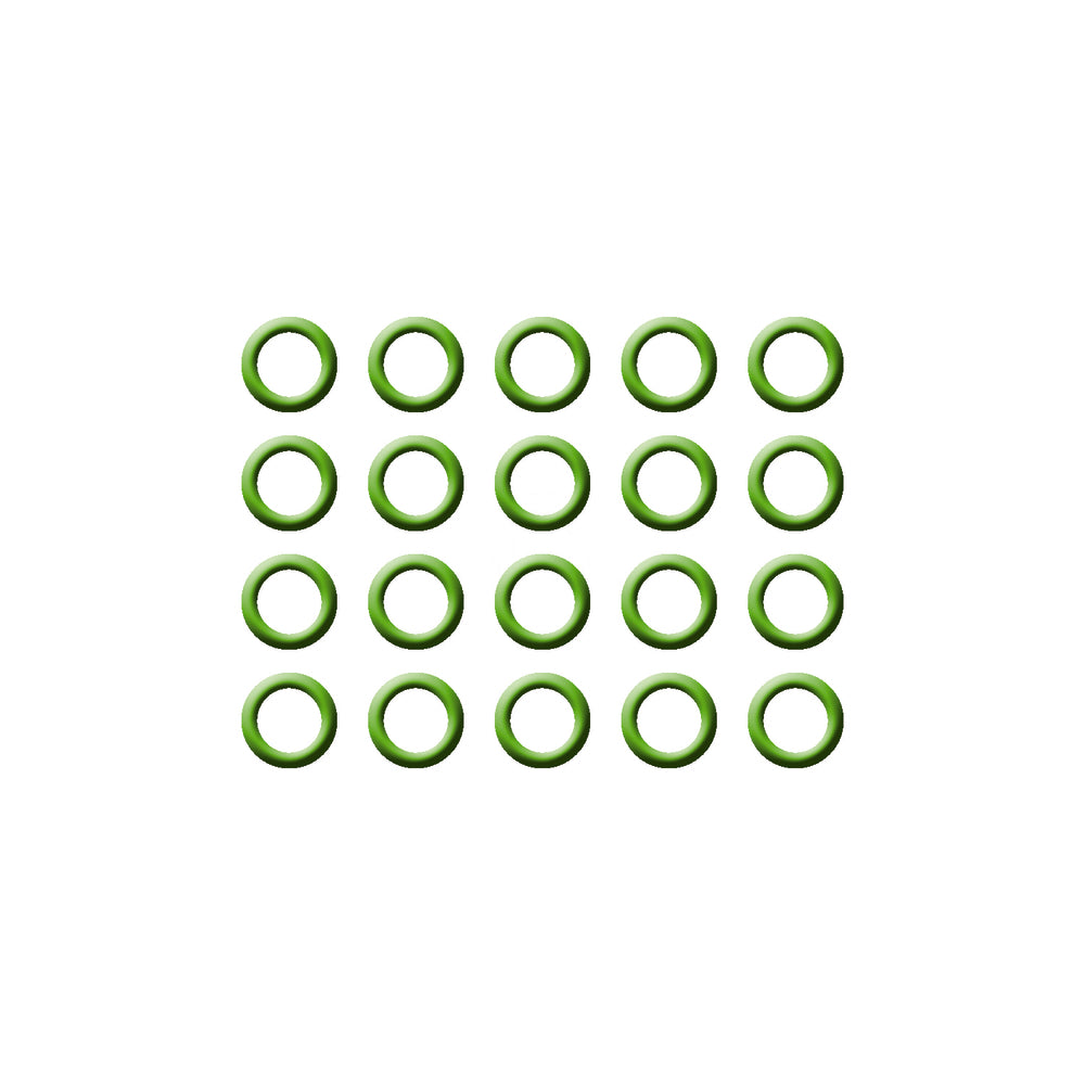 100 PER GREEN HNBR O-RING - #6 (3/8in) STANDARD MT0237-100