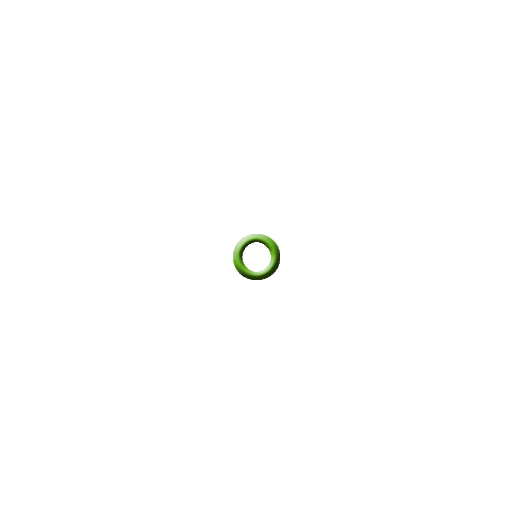 20 PK GREEN HNBR O-RING - #6 (3/8in) STANDARD MT0237