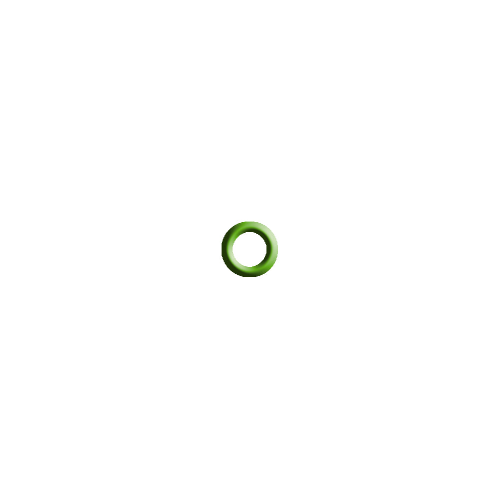 20 PK GREEN HNBR O-RING - #8 (1/2in) CAPTURED MT0244