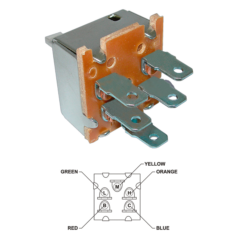 Universal Rotary Blower Switch (12 Volt) MT0463