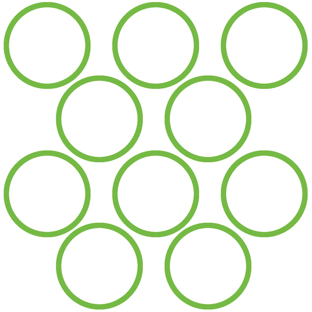10 Pk, O-ring, Green HNBR MT0920-10