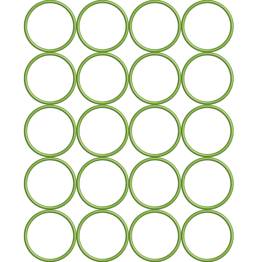 20 Per Green HNBR O-ring,gm Opel/vaxuall: 9317061 MT0994