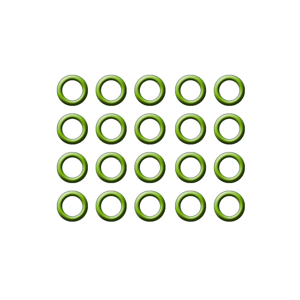 20 Pk Green HNBR O-ring - 9MM Hose MT1354