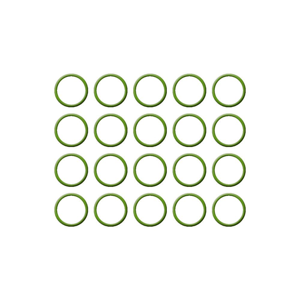 20 Pk, O-ring, Green HNBR MT1383