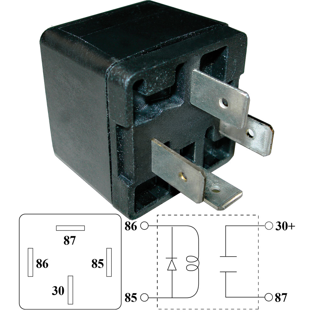 Relay, 4 Pin - 12 Volts MT1448
