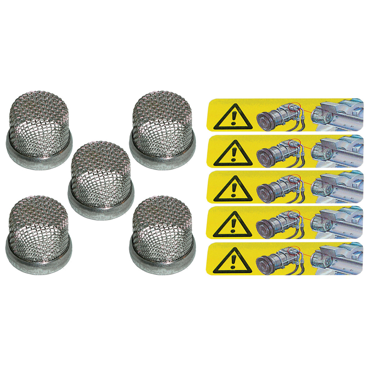 5 PK COMPRESSOR GUARD SCREEN SIZE - 12.00mm MT1555