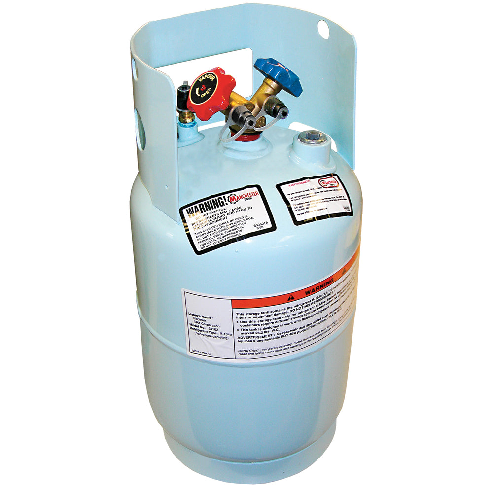 R134A Refrigerant Recovery Tank - DOT Approved MT1729