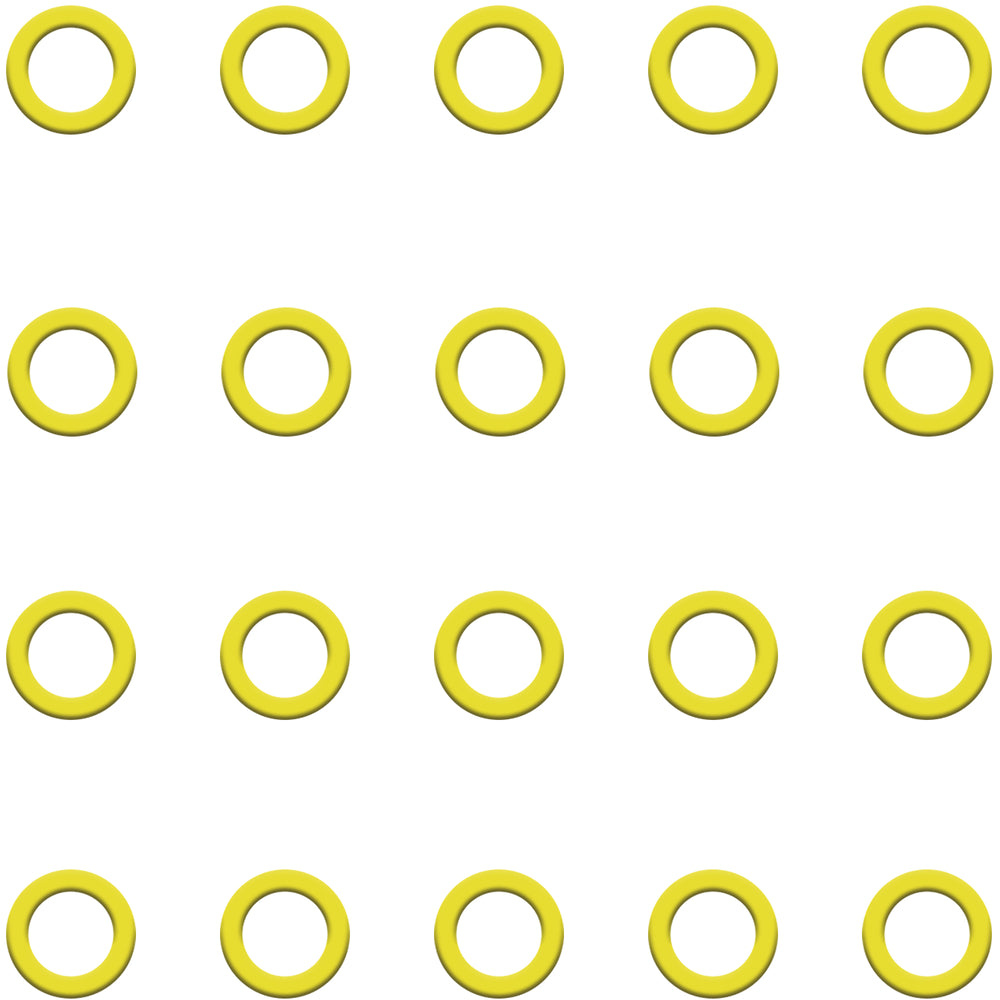 20 Per,yellow HNBR O Rings MT3804