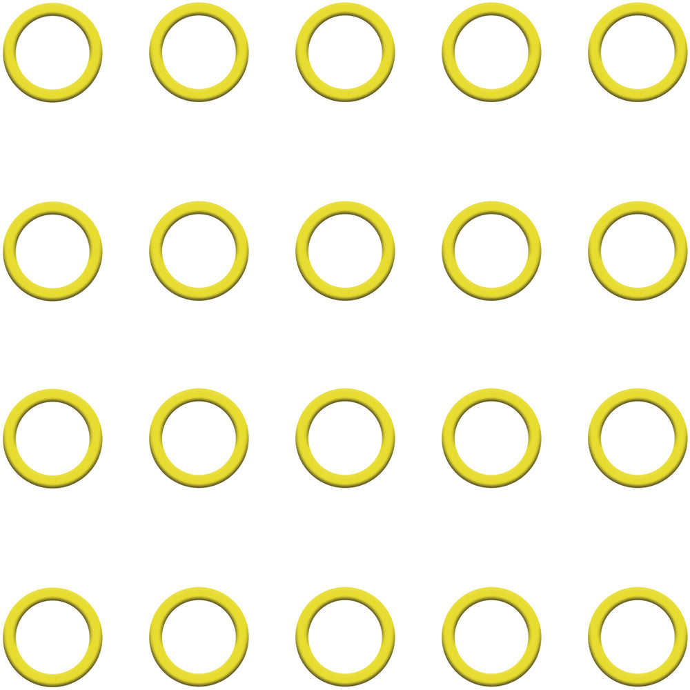 20 Per,yellow HNBR O Rings MT3806