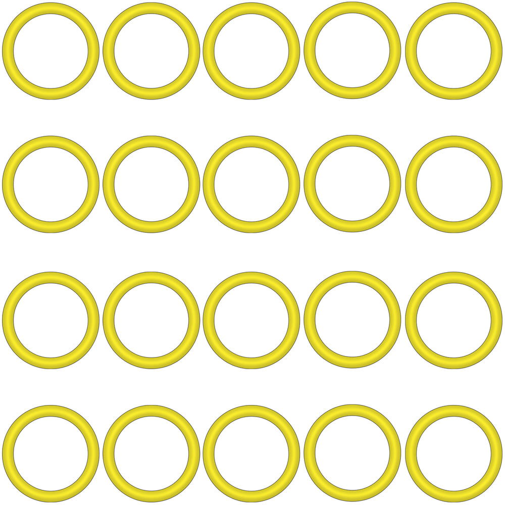20 Per,yellow HNBR O Rings MT3811