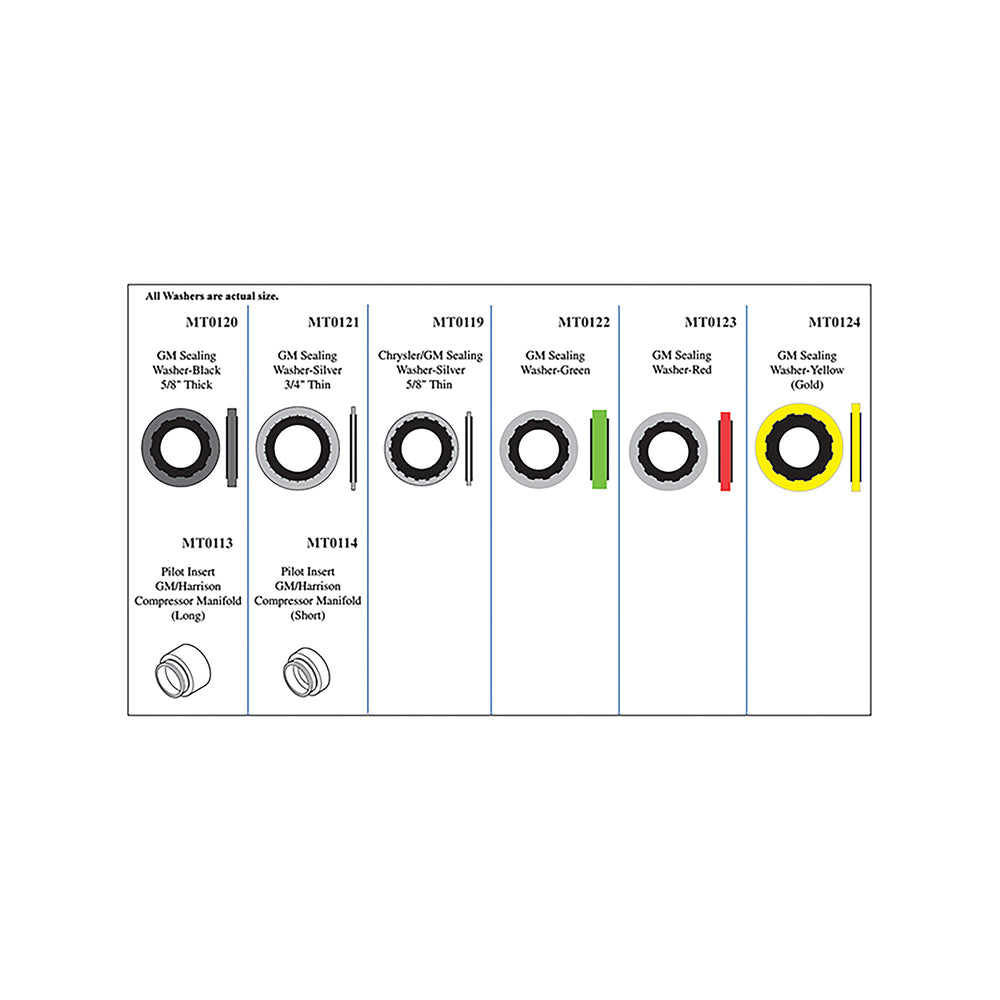 Gm/harrison Sealing Washer Kit MT9588