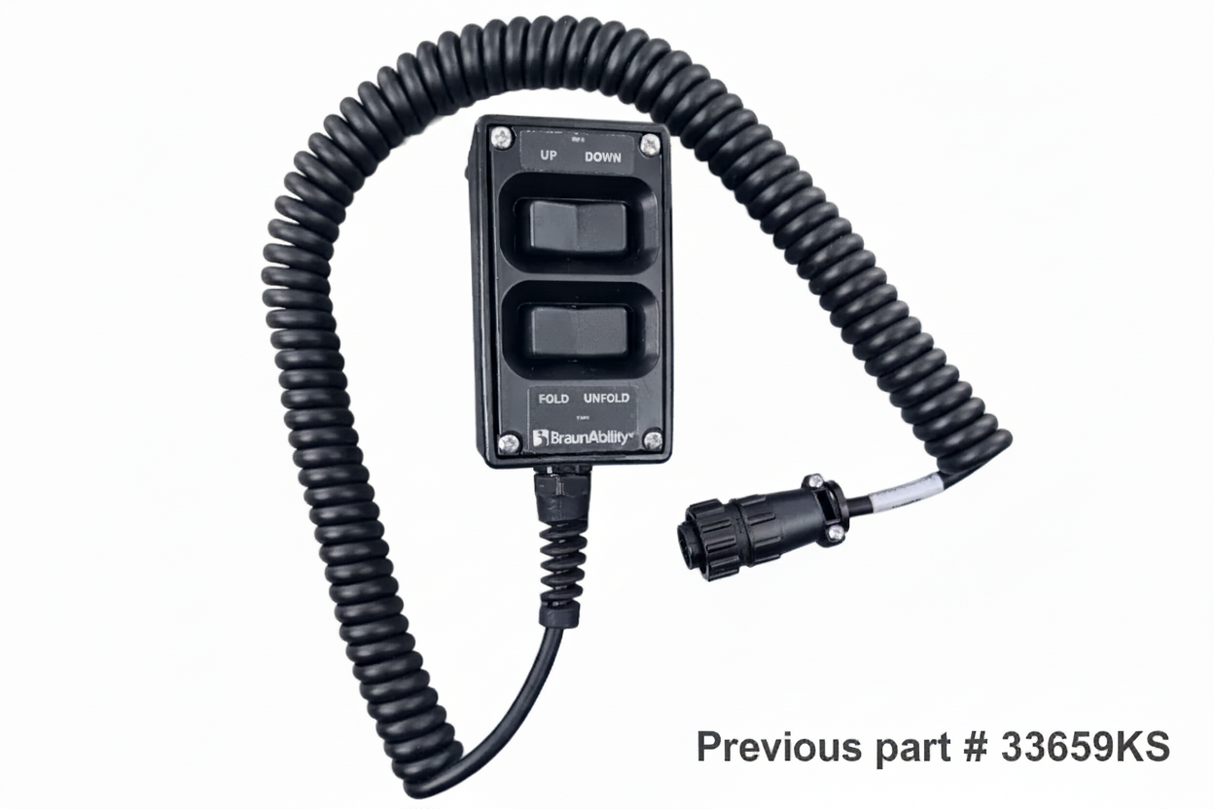 33659KS HAND PENDANT ASSY. KIT BRAUN LIFT - Don Brown Bus Parts