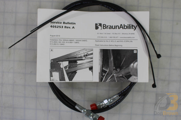 Assembly Hose 48’ 1/8’ Dia Kit Shipout 403367A048Ks Wheelchair Parts