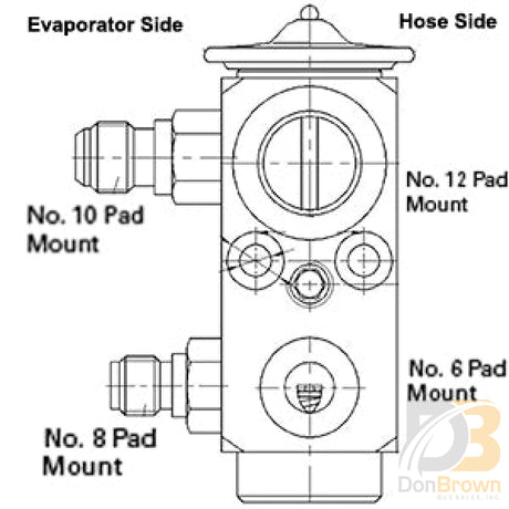Block Type Expansion Valve 1817017 1001465663 Air Conditioning