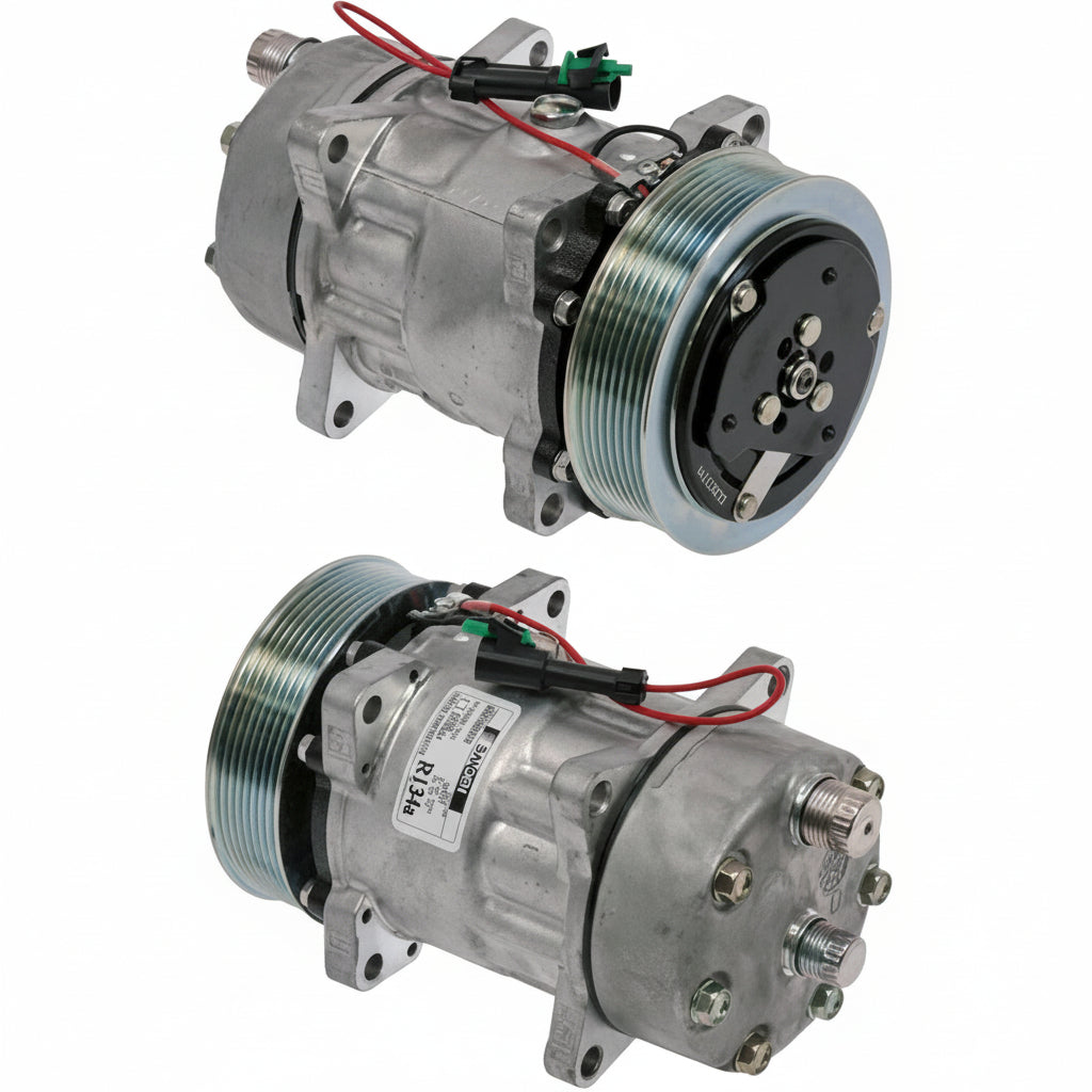 Compressor Sd7H15 Ear Mt Kc Head Pv8 130Mm 12V 20-04659 Air Conditioning