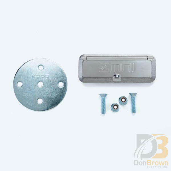 Covered L Track Floor Pocket Assembly Q5-7570-A Wheelchair Tiedowns